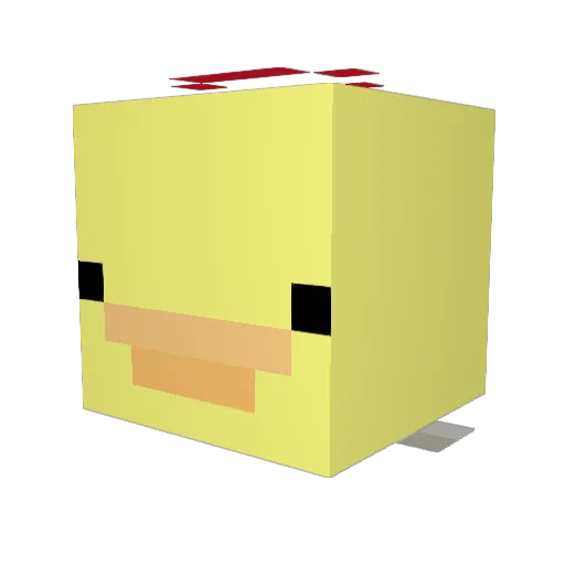 CoolDude763 Minecraft avatar head, 3D render