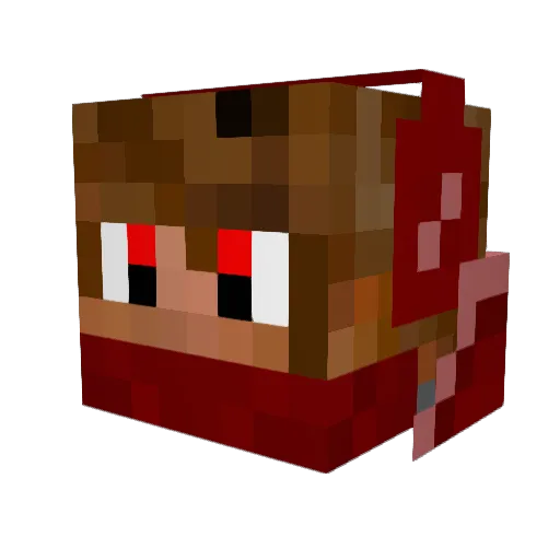 CoolDudeAM Minecraft avatar head, 3D render