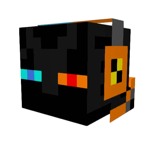 CoolEnder32 Minecraft avatar head, 3D render