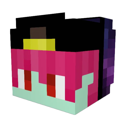 CoolGamer12344 Minecraft avatar head, 3D render