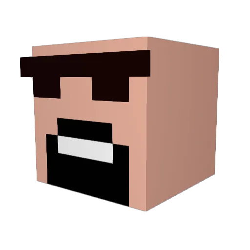 CoolGuuyDev Minecraft avatar head, 3D render