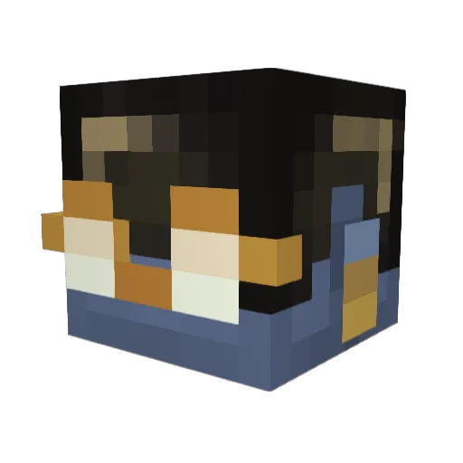 CoolGuyAlai Minecraft avatar head, 3D render