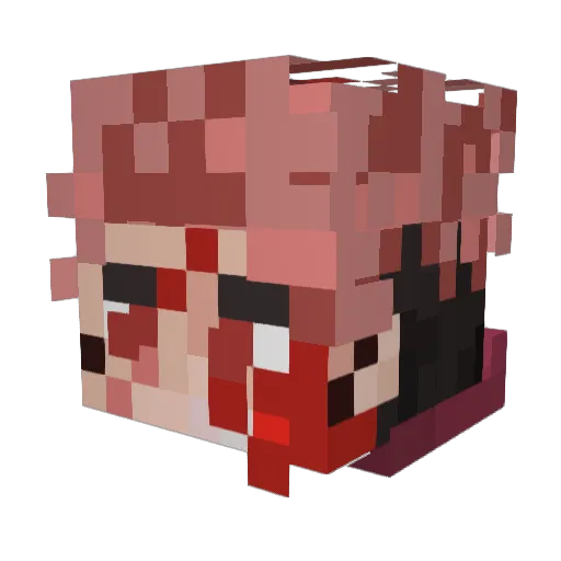 CoolGuyJerald Minecraft avatar head, 3D render