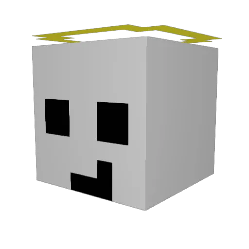 CoolGuyLink Minecraft avatar head, 3D render