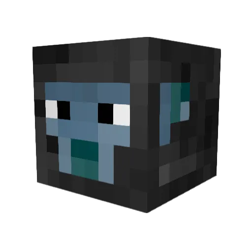CoolJens Minecraft avatar head, 3D render