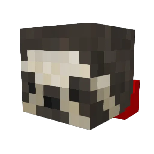 CoolLus Minecraft avatar head, 3D render