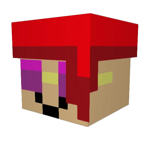 CoolMan4023 Minecraft avatar head, 3D render