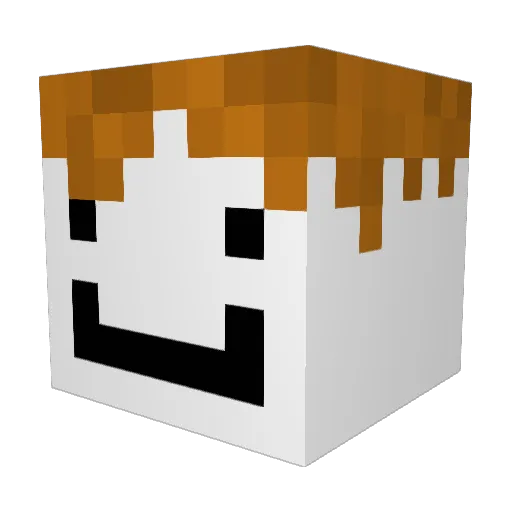 CoolNoob_ Minecraft avatar head, 3D render