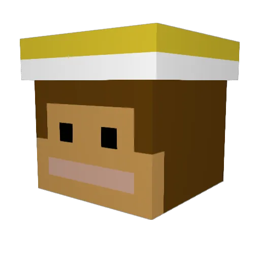 CoolPhoenix23 Minecraft avatar head, 3D render