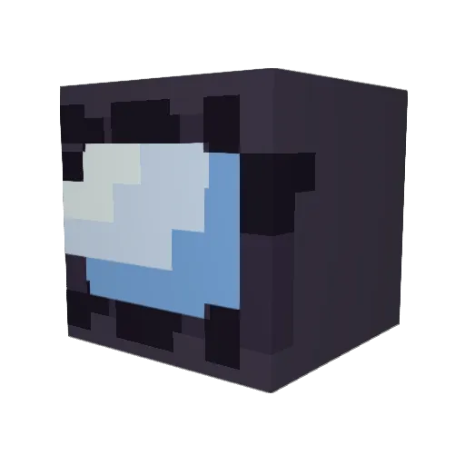 CoolShirt Minecraft avatar head, 3D render