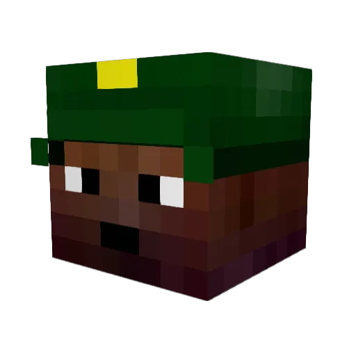 CoolStyle9 Minecraft avatar head, 3D render