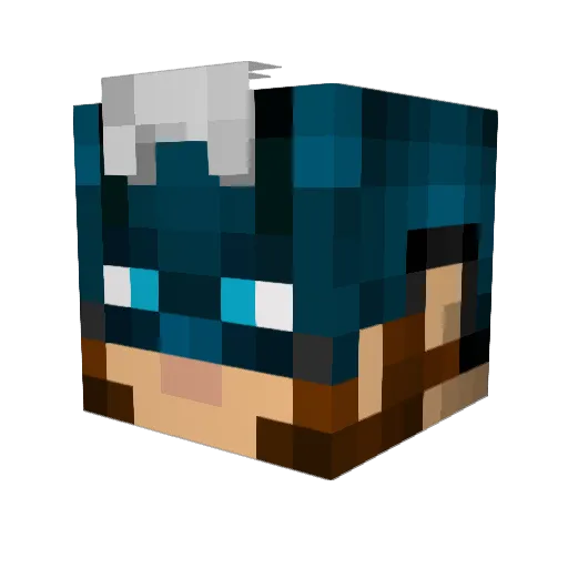 CoolTaco98 Minecraft avatar head, 3D render