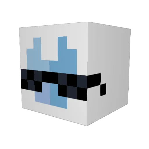 CoolYetiYT Minecraft avatar head, 3D render