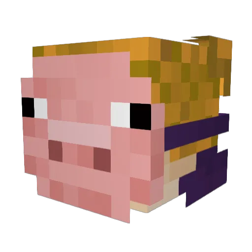 Cool_Dextroyt_TV Minecraft avatar head, 3D render
