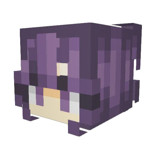 Cool_Kat186 Minecraft avatar head, 3D render