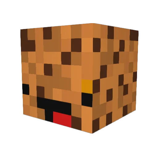 Cool_Man_02 Minecraft avatar head, 3D render