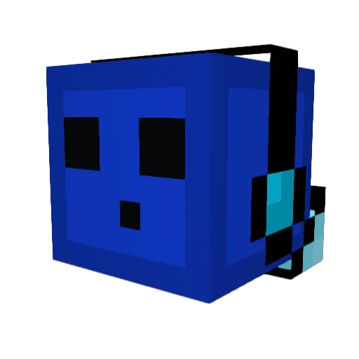 Cool_Slime_Gamer Minecraft avatar head, 3D render