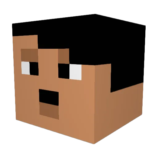 Coola_William Minecraft avatar head, 3D render