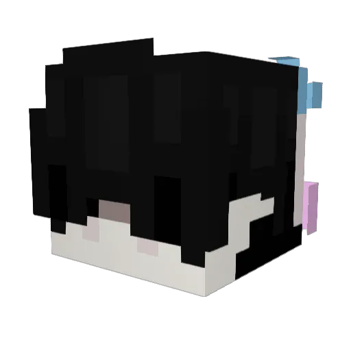 Coolbizzaro Minecraft avatar head, 3D render