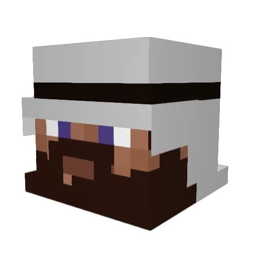 Coolboy_8888 Minecraft avatar head, 3D render