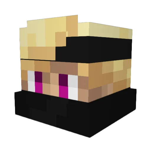 Coolcabbie1 Minecraft avatar head, 3D render