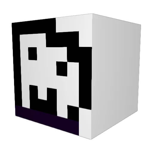 Coolcaton Minecraft avatar head, 3D render
