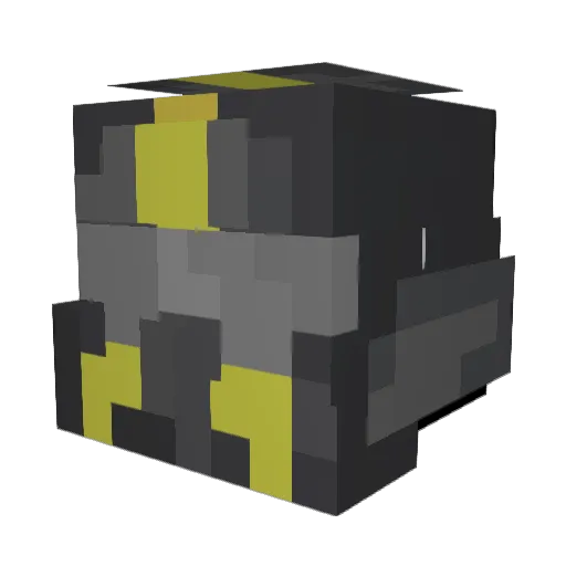 Cooldoggo9 Minecraft avatar head, 3D render