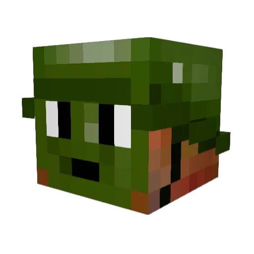 CoolesdingMurder Minecraft avatar head, 3D render
