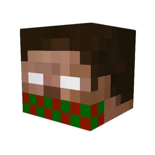 Coolex3 Minecraft avatar head, 3D render