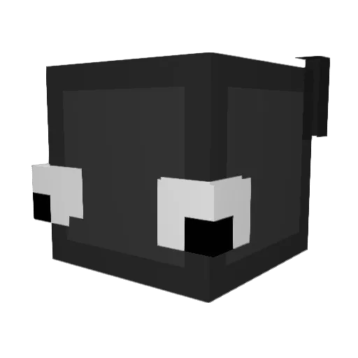 Coolgaming Minecraft avatar head, 3D render
