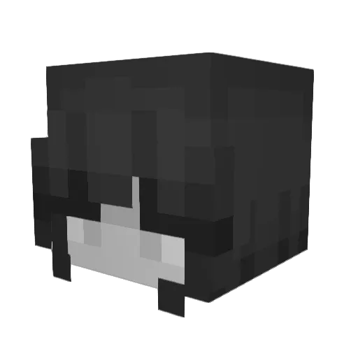 Coolgrace Minecraft avatar head, 3D render