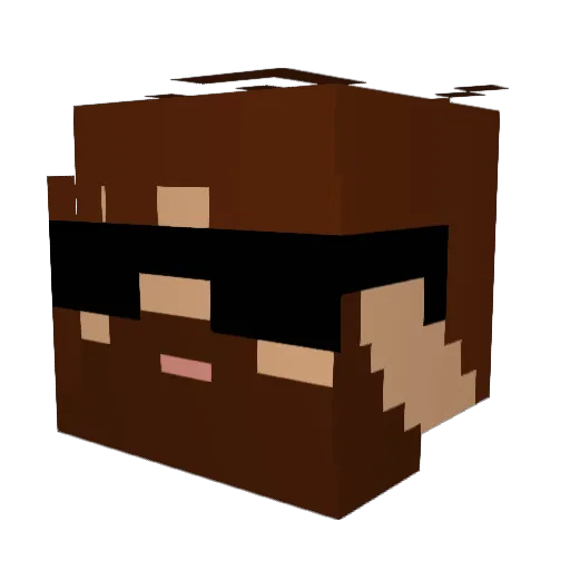 Coolguy0502 Minecraft avatar head, 3D render