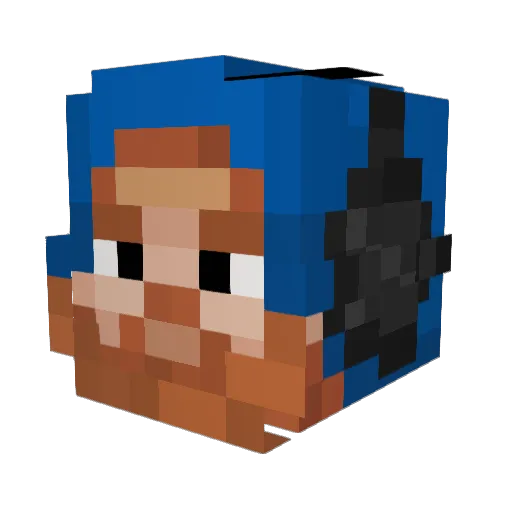 Coolguy_2088 Minecraft avatar head, 3D render