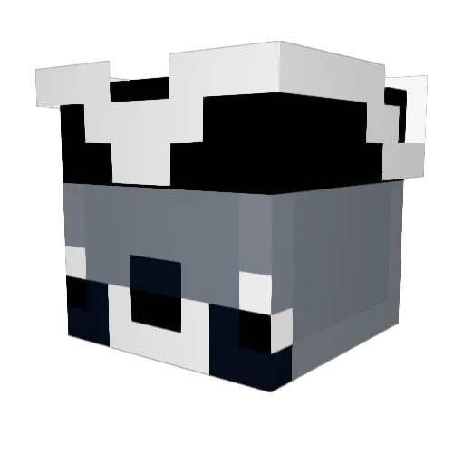 CooliHD Minecraft avatar head, 3D render