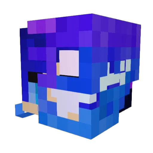 CoolingCold Minecraft avatar head, 3D render