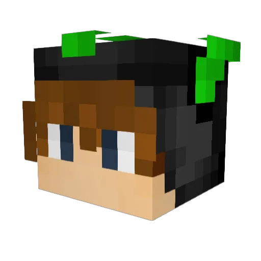 CoolioCollin Minecraft avatar head, 3D render