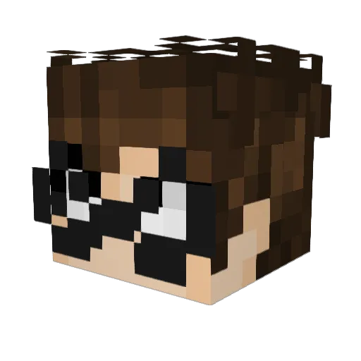 Coolio_BJ Minecraft avatar head, 3D render