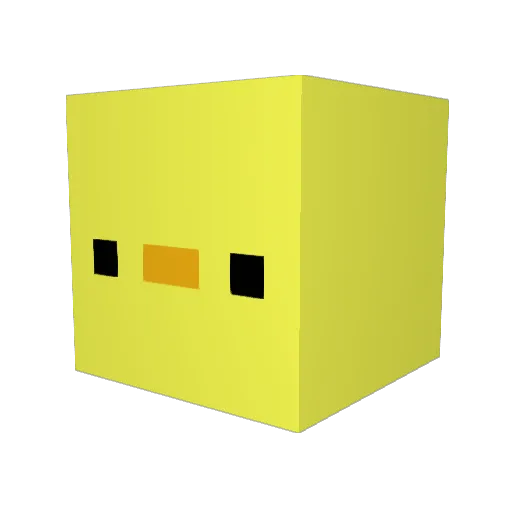 CoollHandlLuke Minecraft avatar head, 3D render