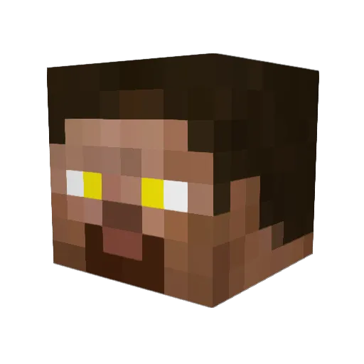 Coolman4814 Minecraft avatar head, 3D render