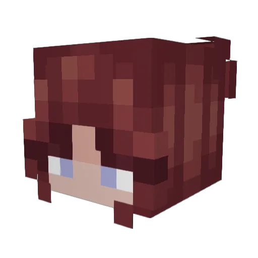Coolmario88 Minecraft avatar head, 3D render