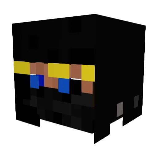 CoolmicConnor Minecraft avatar head, 3D render