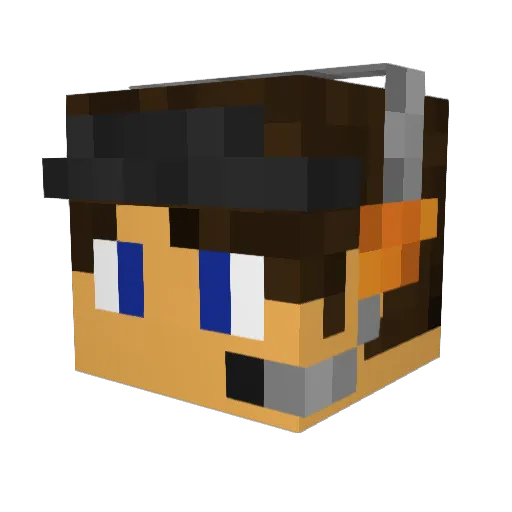 Coolnewguy123 Minecraft avatar head, 3D render