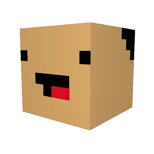 CooloKid Minecraft avatar head, 3D render
