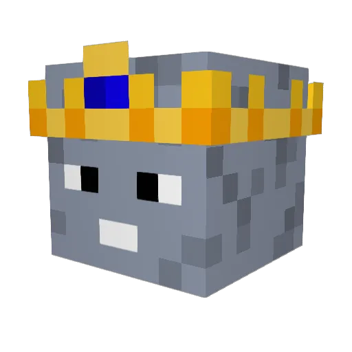 Coolpres101 Minecraft avatar head, 3D render