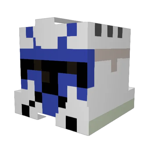 Cools18 Minecraft avatar head, 3D render