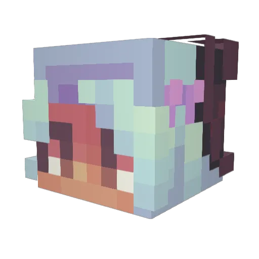 Coolschool51 Minecraft avatar head, 3D render