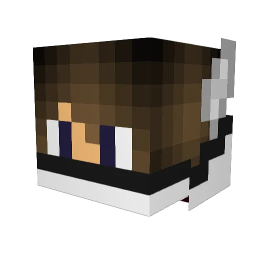 Coolshot150 Minecraft avatar head, 3D render