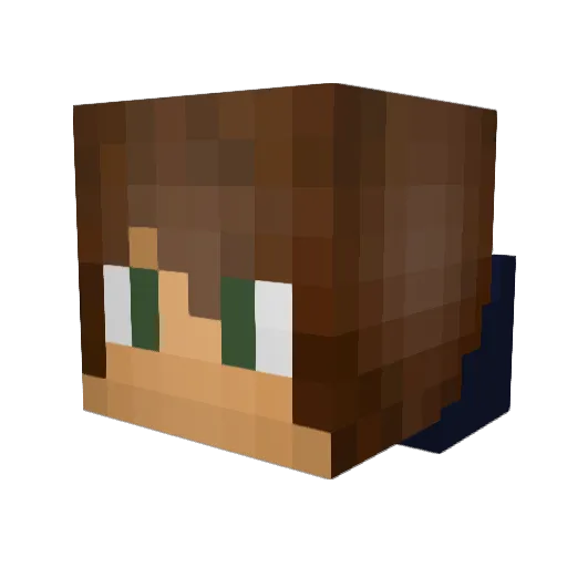 CoolshotGamer Minecraft avatar head, 3D render