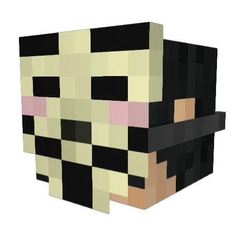 Coolshot_2121 Minecraft avatar head, 3D render