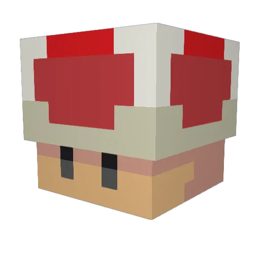 Coolsl Minecraft avatar head, 3D render